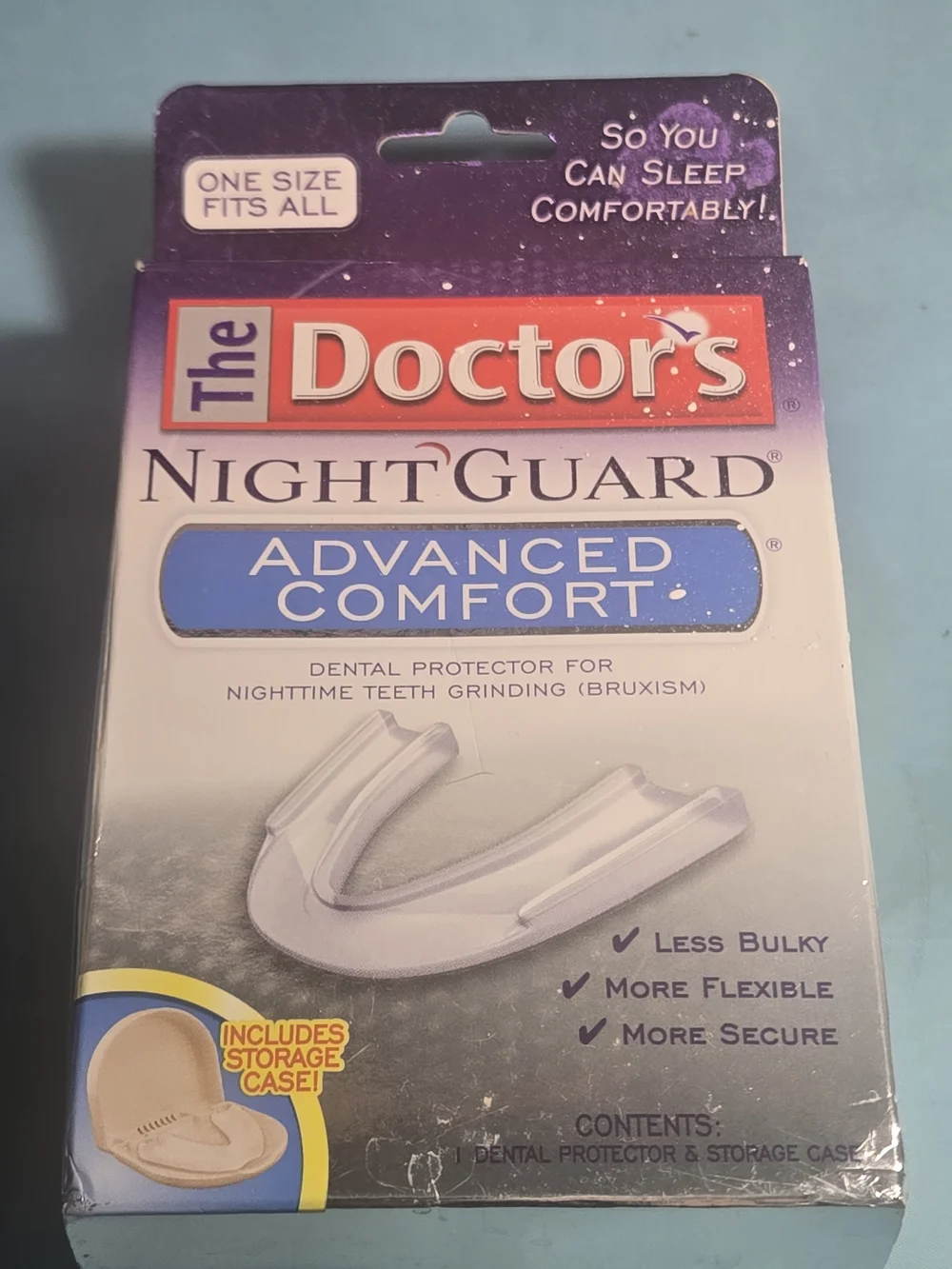 NightGuard Advanced Comfort - Purple/White Dental Protector